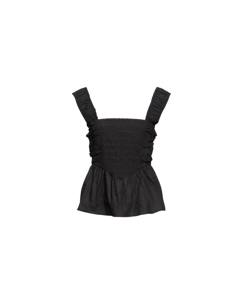 Ganni TOPS - Topsauf YOOX.COM Schwarz