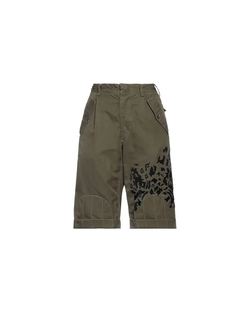 Brand Unique HOSEN & RÖCKE - Shorts & Bermudashortsauf YOOX.COM Militärgrün
