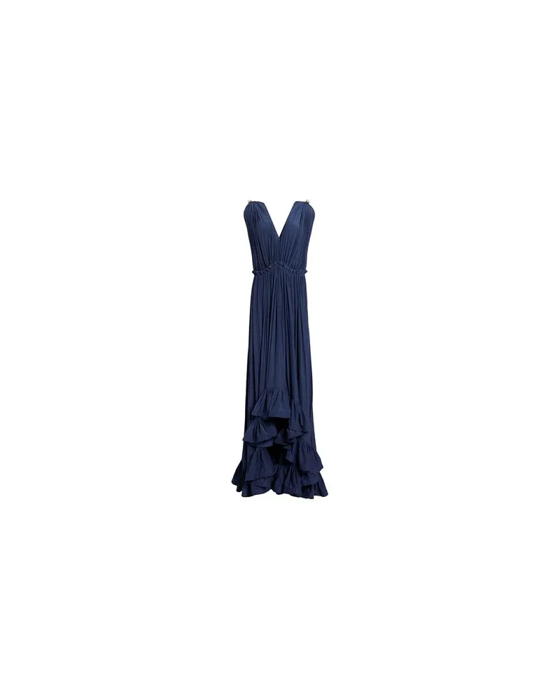 Lanvin KLEIDER - Maxi-Kleiderauf YOOX.COM Marineblau
