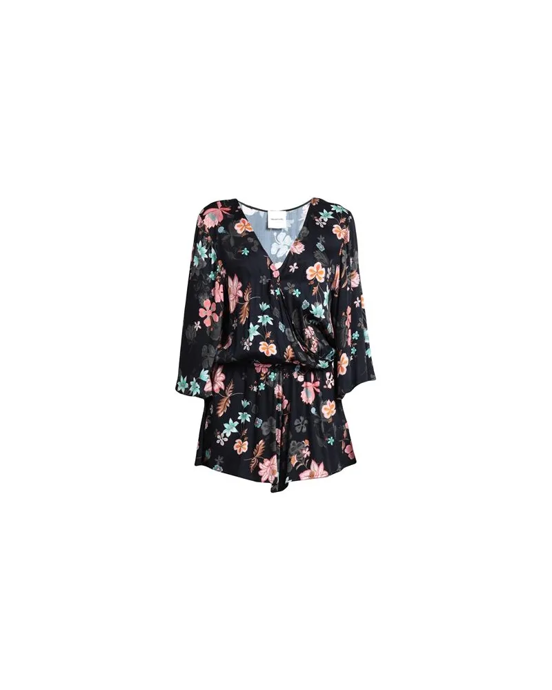 Black Coral OVERALLS - Playsuitsauf YOOX.COM Schwarz