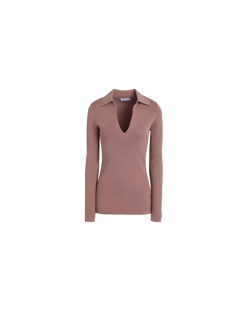 Calvin Klein STRICKWAREN - Pulloverauf YOOX.COM Hellbraun