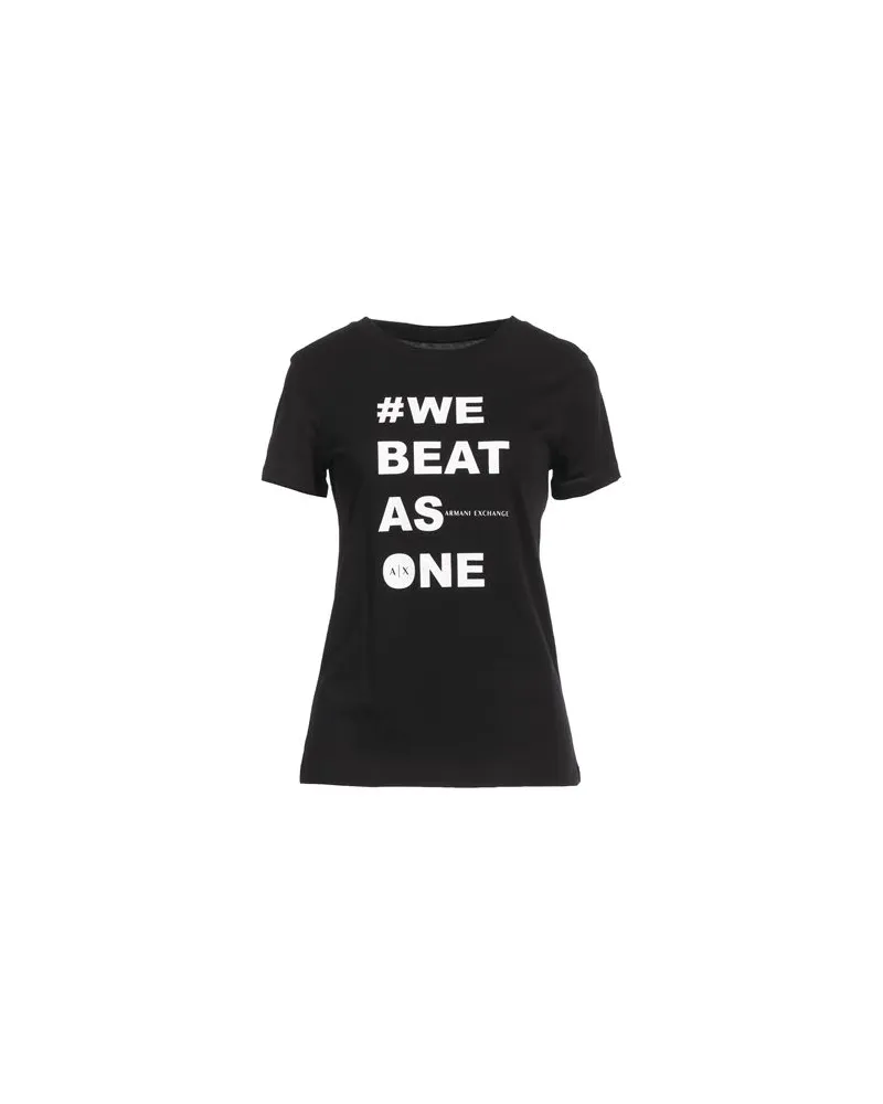 Armani Exchange TOPS - T-shirtsauf YOOX.COM Schwarz