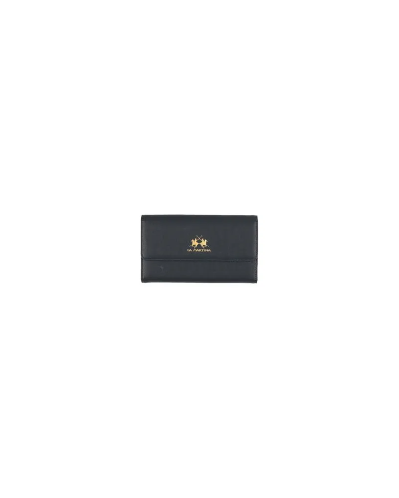 La Martina Kleinlederwaren - Brieftaschenauf YOOX.COM Nachtblau