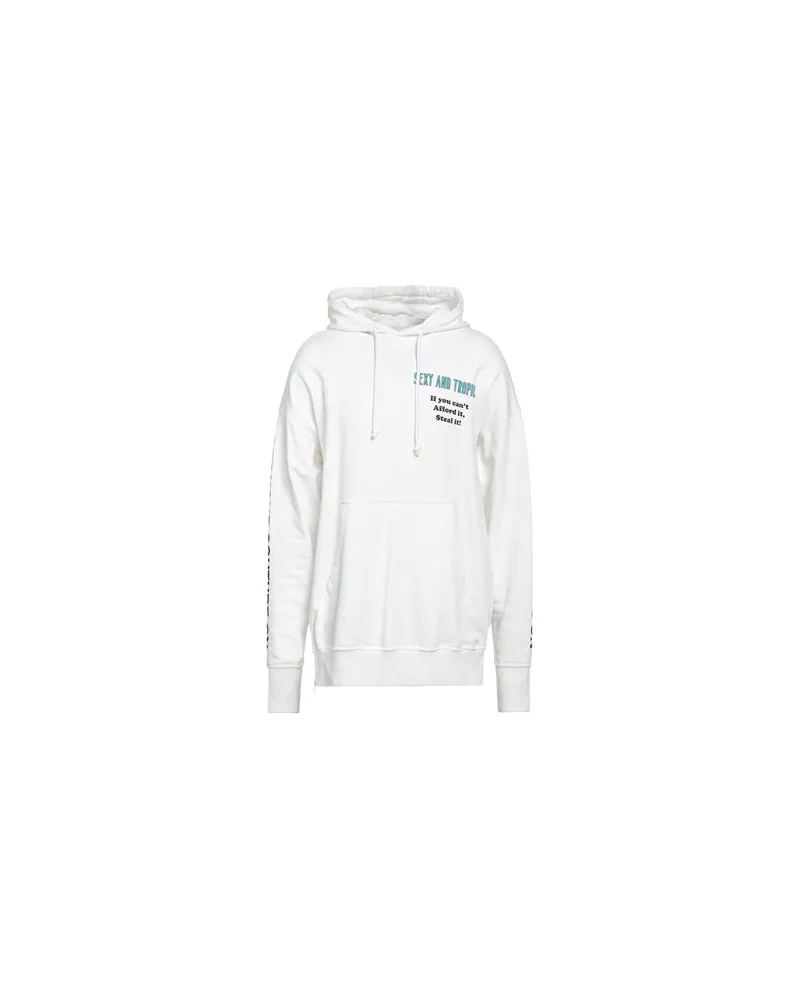 Versace Jeans TOPS - Sweatshirtsauf YOOX.COM Weiß