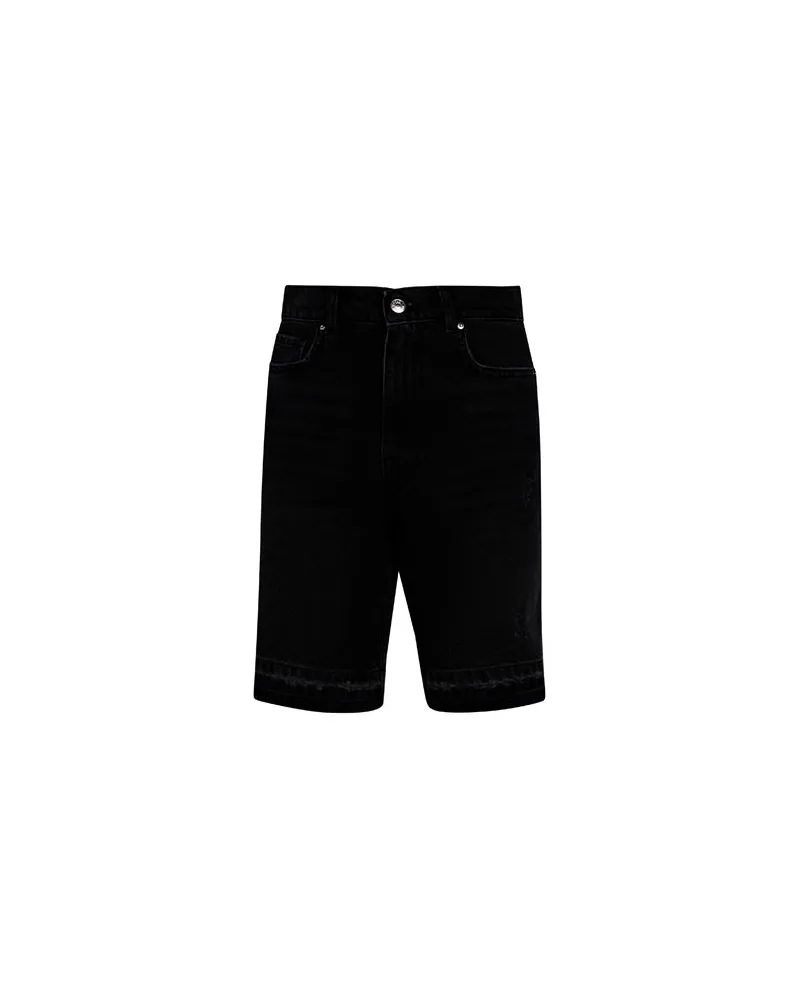 VICOLO HOSEN & RÖCKE - Jeansshortsauf YOOX.COM Schwarz