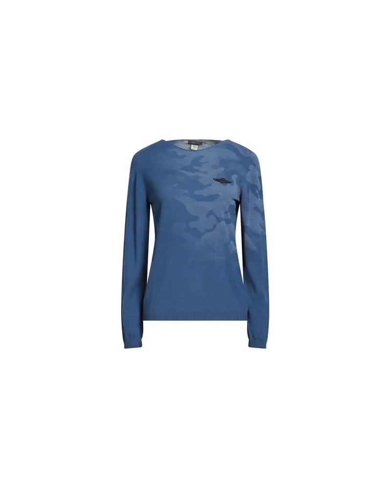 Aeronautica Militare STRICKWAREN - Pulloverauf YOOX.COM Blau