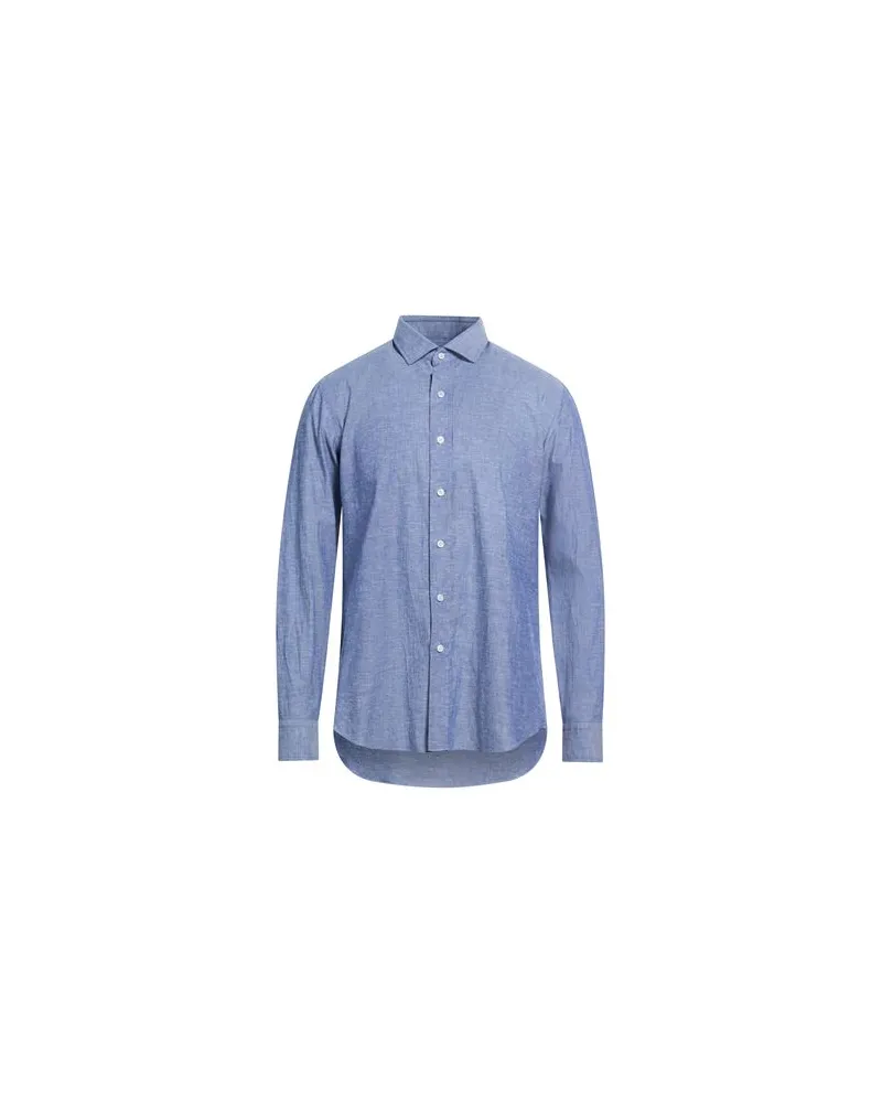 Salvatore Piccolo TOPS - Jeanshemdenauf YOOX.COM Blau