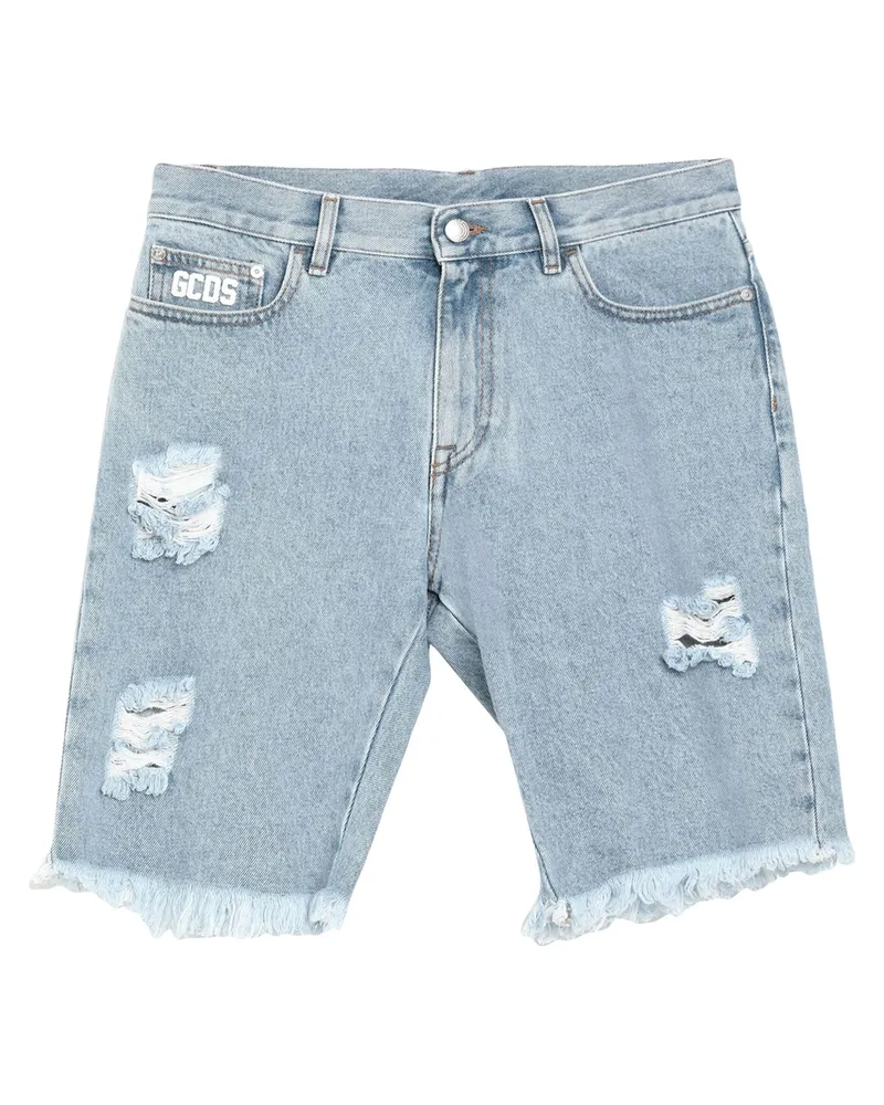 GCDS Jeansshorts Blau