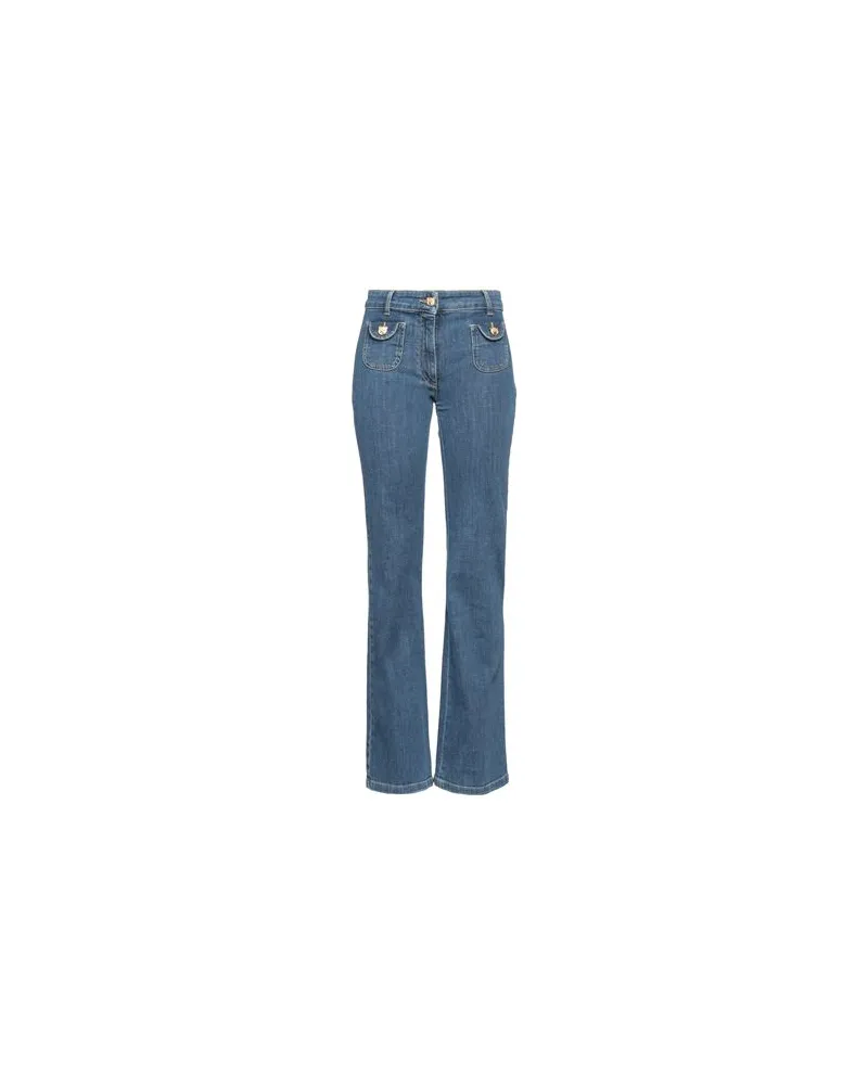 Moschino HOSEN & RÖCKE - Jeanshosenauf YOOX.COM Blau