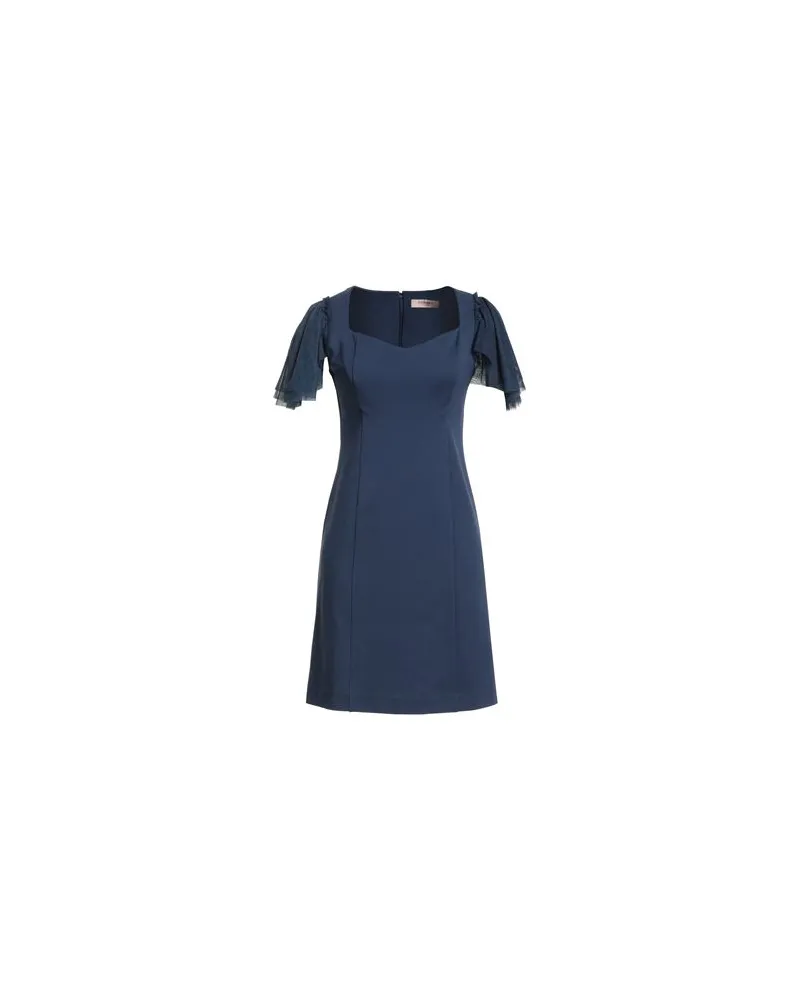 Twin-Set KLEIDER - Mini-Kleiderauf YOOX.COM Marineblau