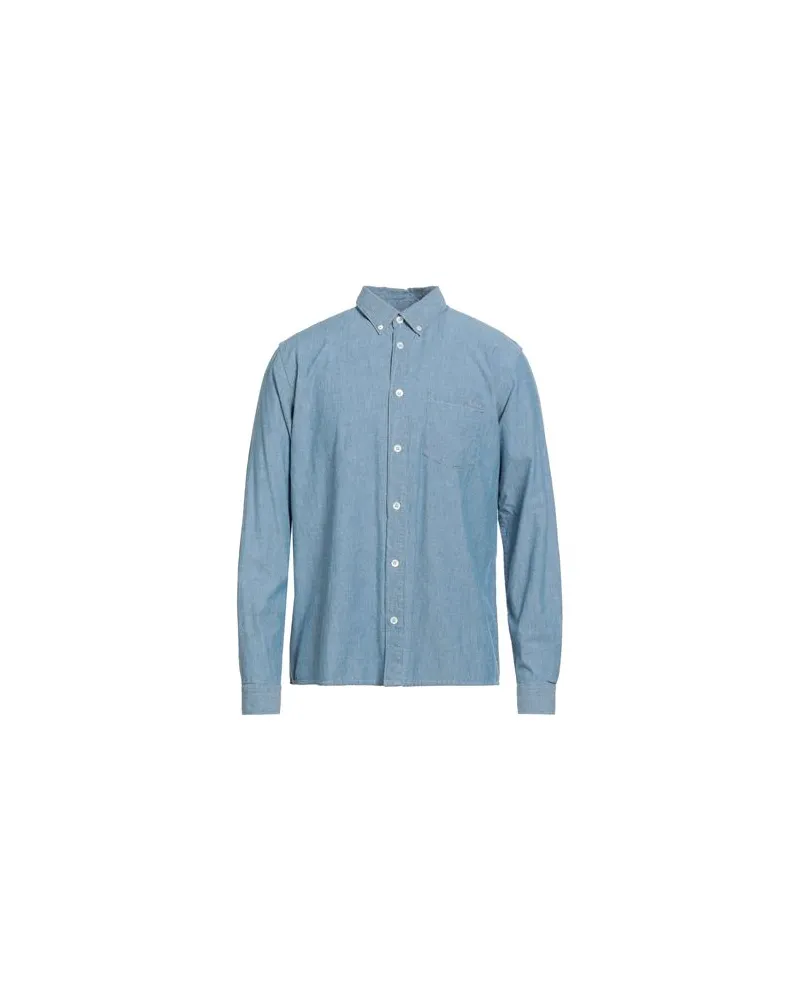 A.P.C. TOPS - Hemdenauf YOOX.COM Himmelblau