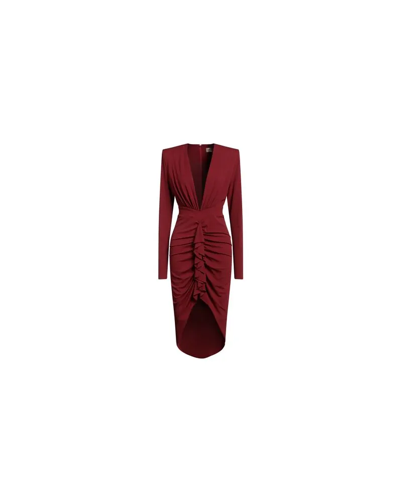 Alexandre Vauthier KLEIDER - Midi-Kleiderauf YOOX.COM Ziegelrot