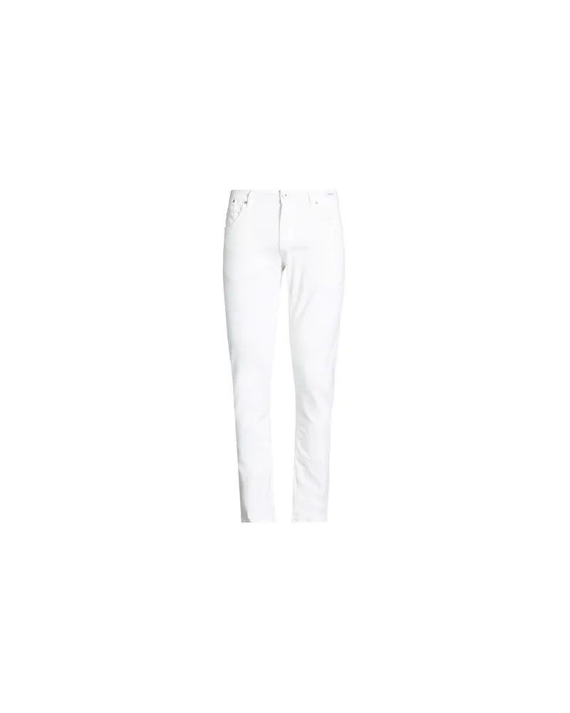UNIFORM HOSEN & RÖCKE - Jeanshosenauf YOOX.COM Weiß
