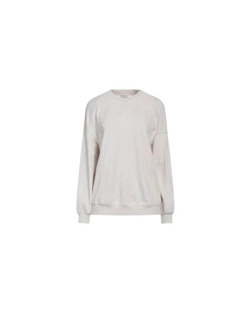 Brunello Cucinelli TOPS - Sweatshirtsauf YOOX.COM Hellgrau