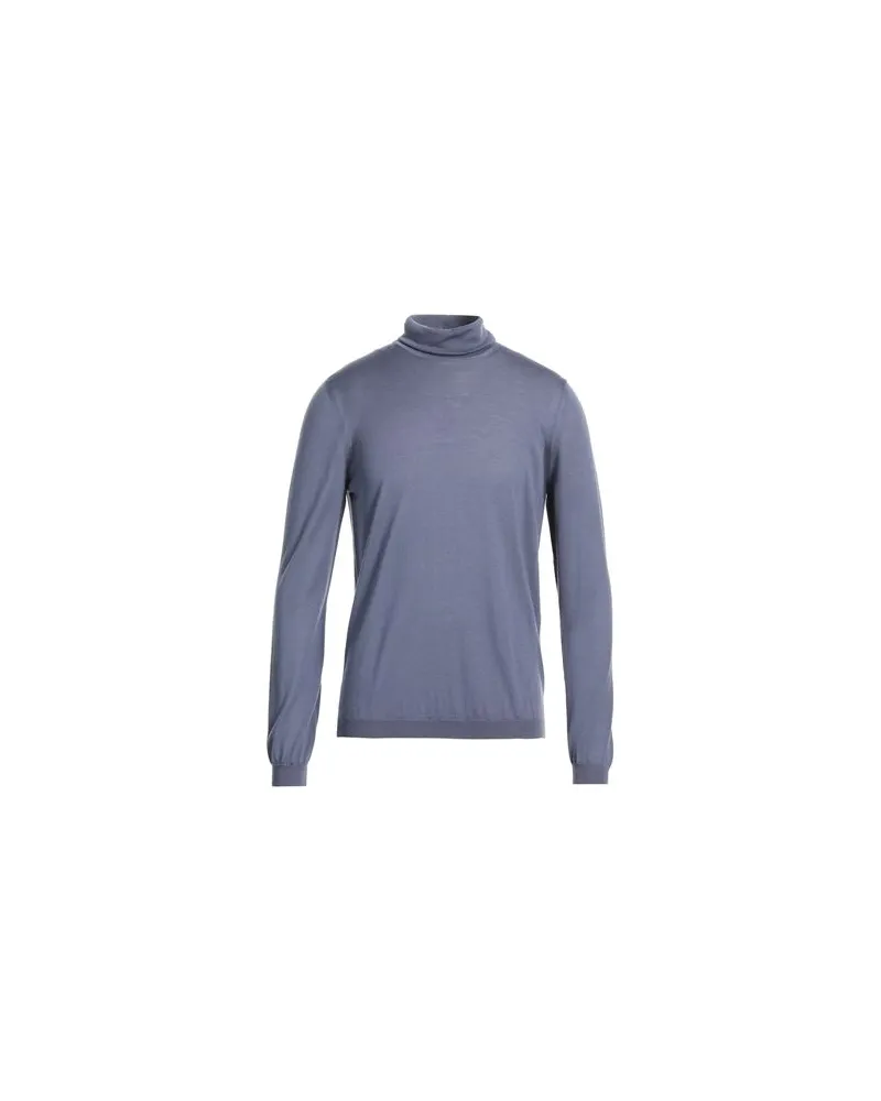 Giorgio Armani STRICKWAREN - Rollkragenpulloverauf YOOX.COM Taubenblau