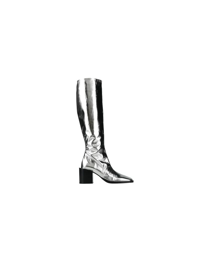 Jil Sander SCHUHE - Stiefelauf YOOX.COM Silber