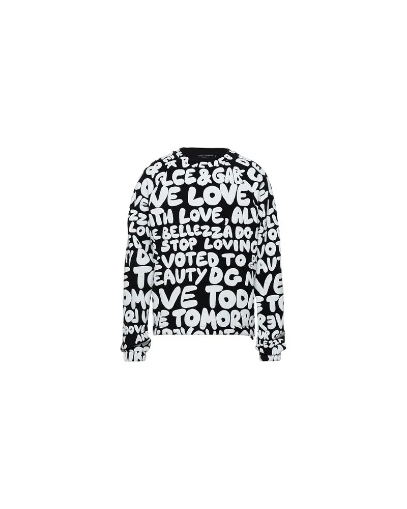 Dolce & Gabbana TOPS - Sweatshirtsauf YOOX.COM Schwarz