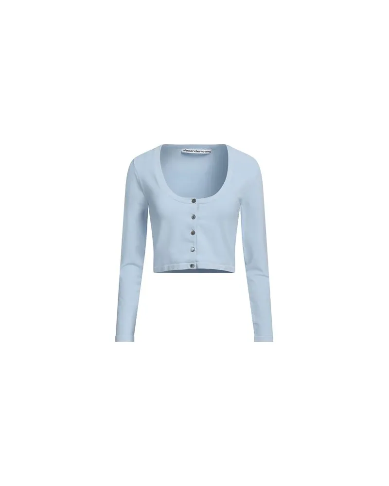 Alexander Wang STRICKWAREN - Strickjackenauf YOOX.COM Himmelblau