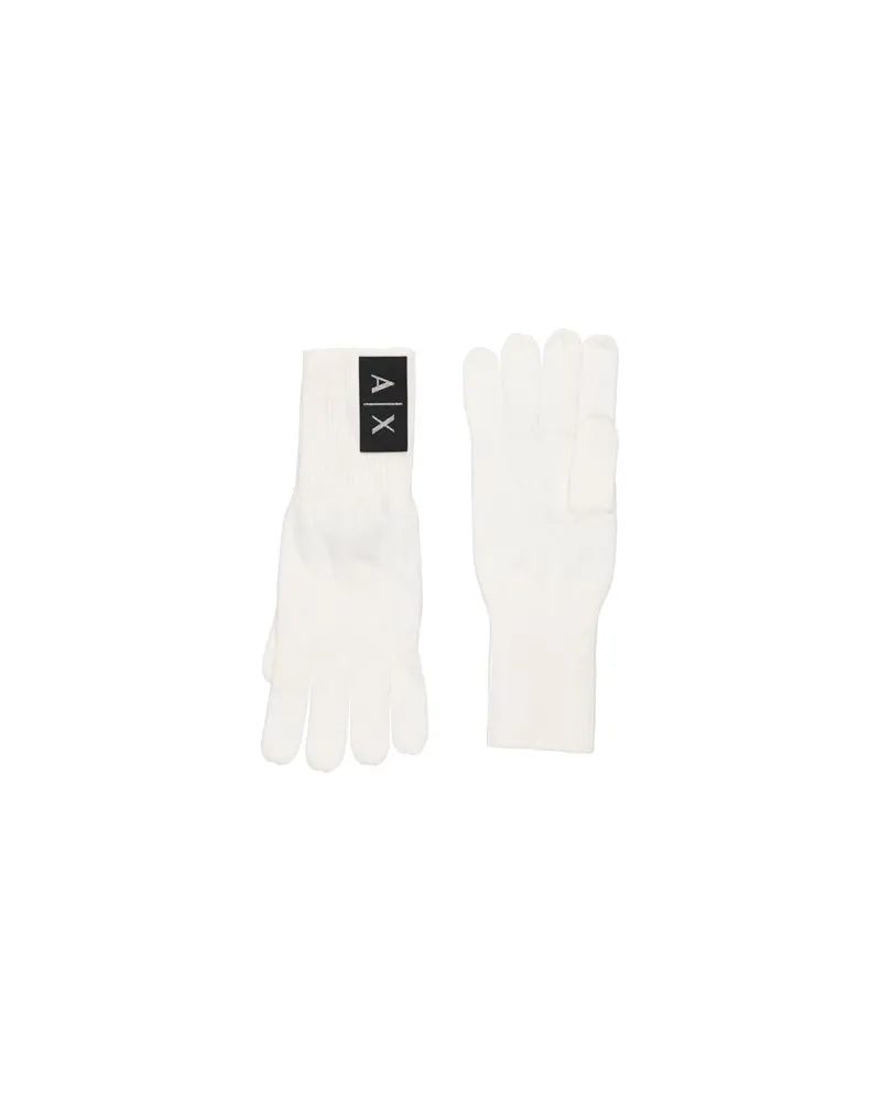 Armani Exchange ACCESSOIRES - Handschuheauf YOOX.COM Elfenbein