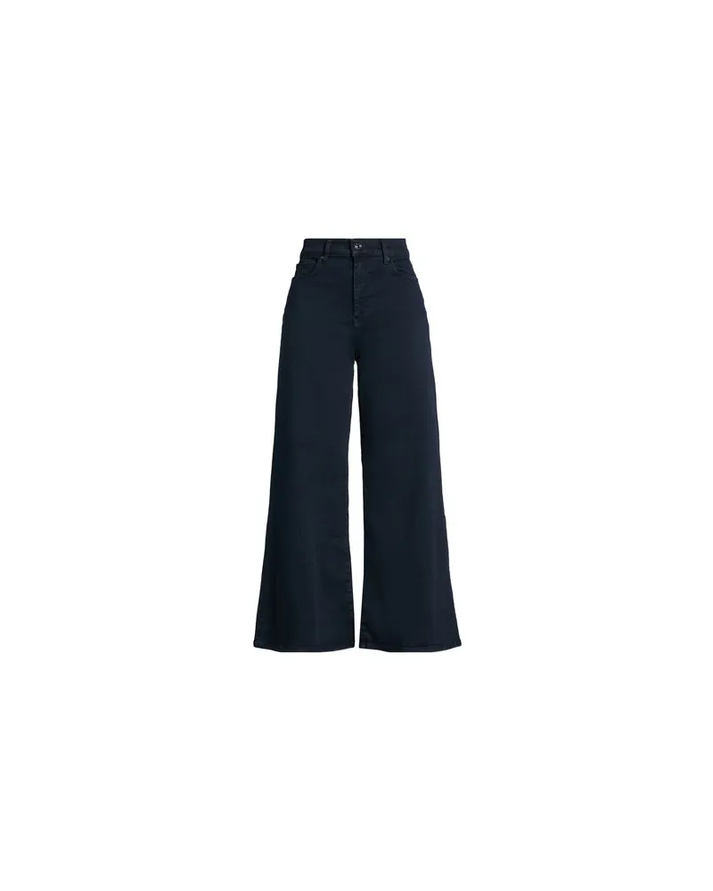 Frame Denim LE PALAZZO CROP - HOSEN & RÖCKE - Jeanshosenauf YOOX.COM Blau