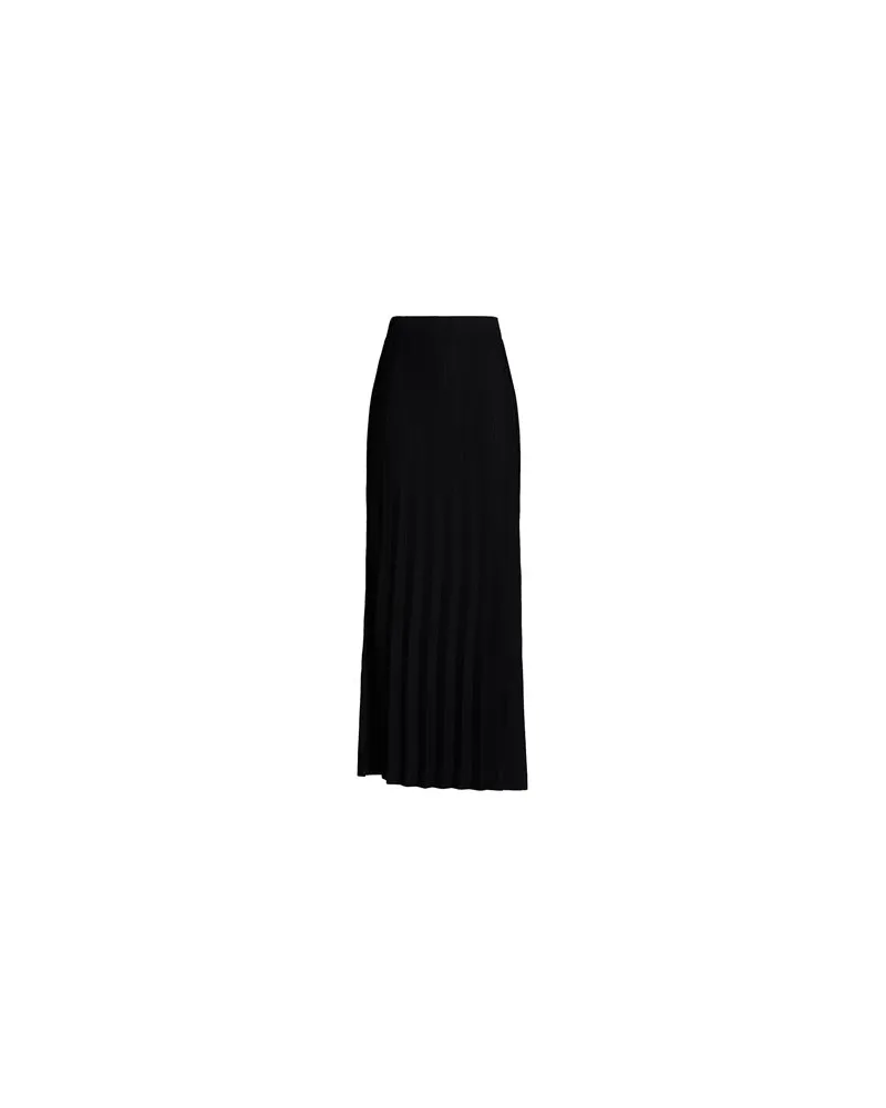 8 by Yoox KNITTED LONG SKIRT - HOSEN & RÖCKE - Maxi-Röckeauf YOOX.COM Schwarz