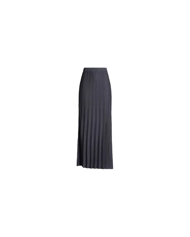 8 by Yoox KNITTED LONG SKIRT - HOSEN & RÖCKE - Maxi-Röckeauf YOOX.COM Blei