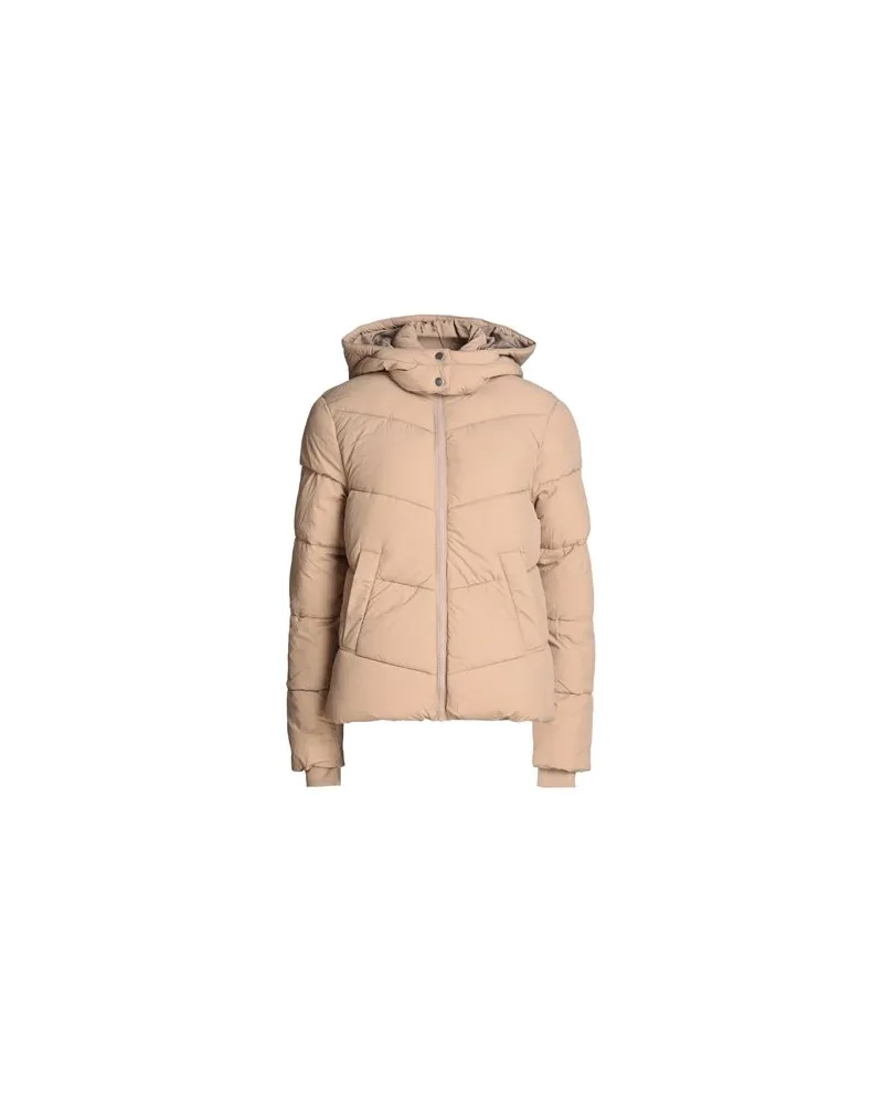 Pieces JACKEN & MÄNTEL - Pufferjacken & Daunenjackenauf YOOX.COM Beige