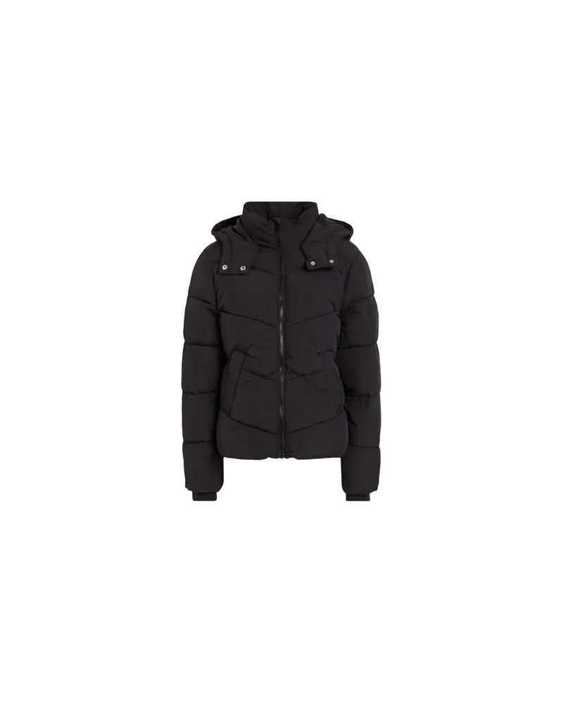 Pieces JACKEN & MÄNTEL - Pufferjacken & Daunenjackenauf YOOX.COM Schwarz