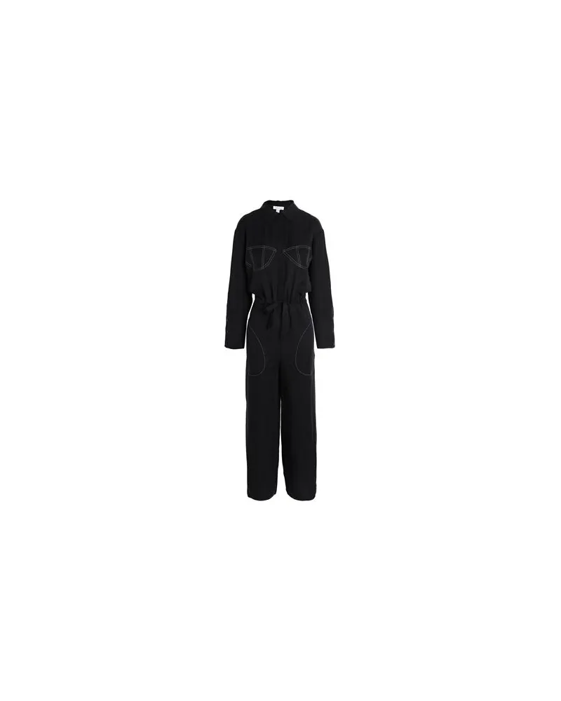 Topshop OVERALLS - Jumpsuitsauf YOOX.COM Schwarz
