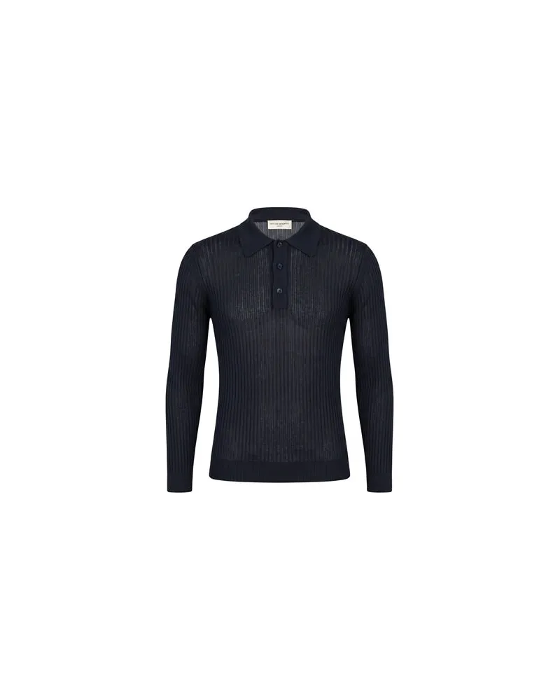 Officine Generale STRICKWAREN - Pulloverauf YOOX.COM Marineblau