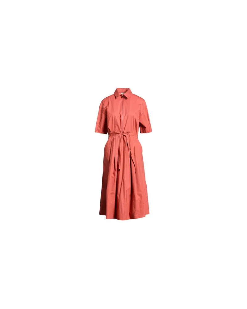 Antonelli Firenze KLEIDER - Midi-Kleiderauf YOOX.COM Rostrot
