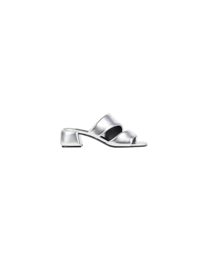 Sergio Rossi SCHUHE - Sandalenauf YOOX.COM Silber