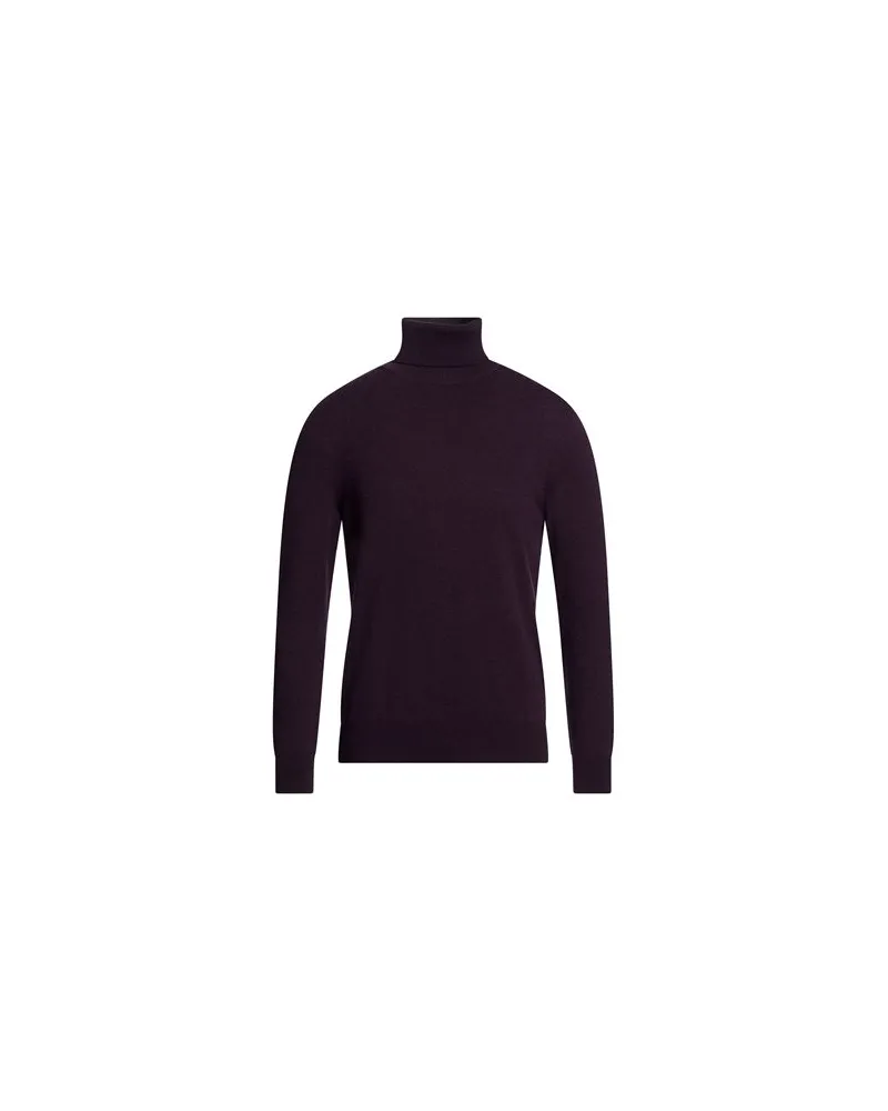 Isaia STRICKWAREN - Rollkragenpulloverauf YOOX.COM Pflaume