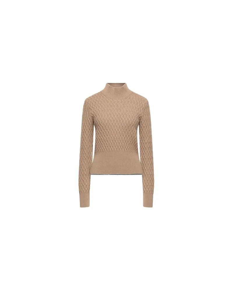 Dolce & Gabbana STRICKWAREN - Rollkragenpulloverauf YOOX.COM Kamel