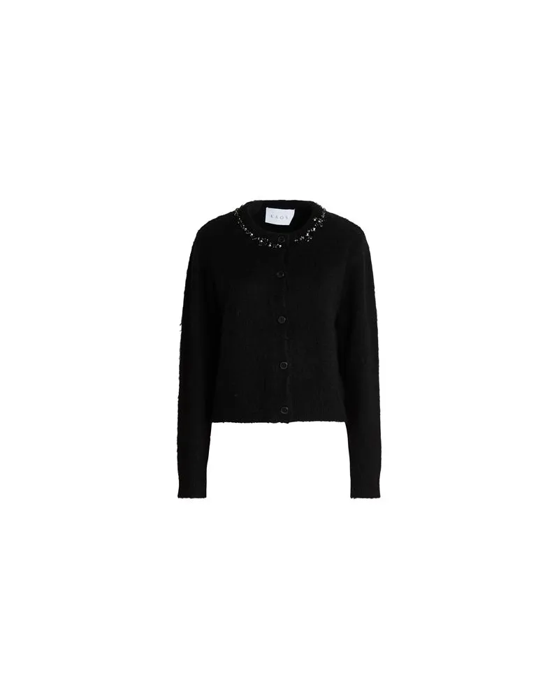 Kaos STRICKWAREN - Strickjackenauf YOOX.COM Schwarz