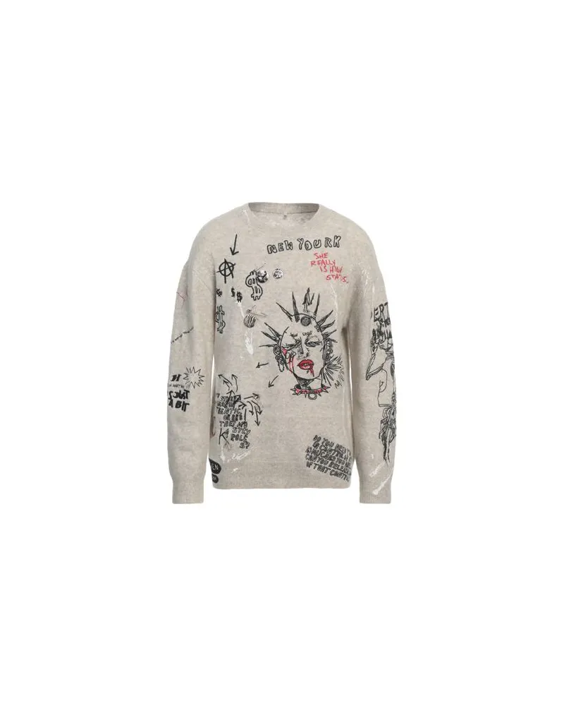 R13 STRICKWAREN - Pulloverauf YOOX.COM Hellgrau