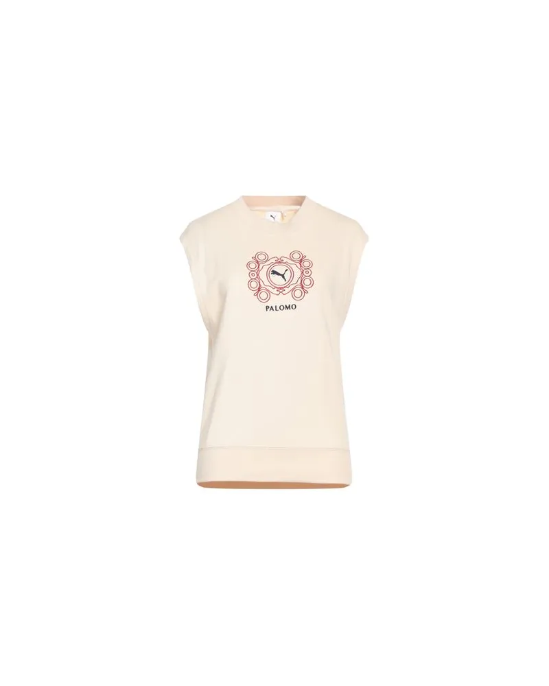 Puma TOPS - Sweatshirtsauf YOOX.COM Cremeweiß