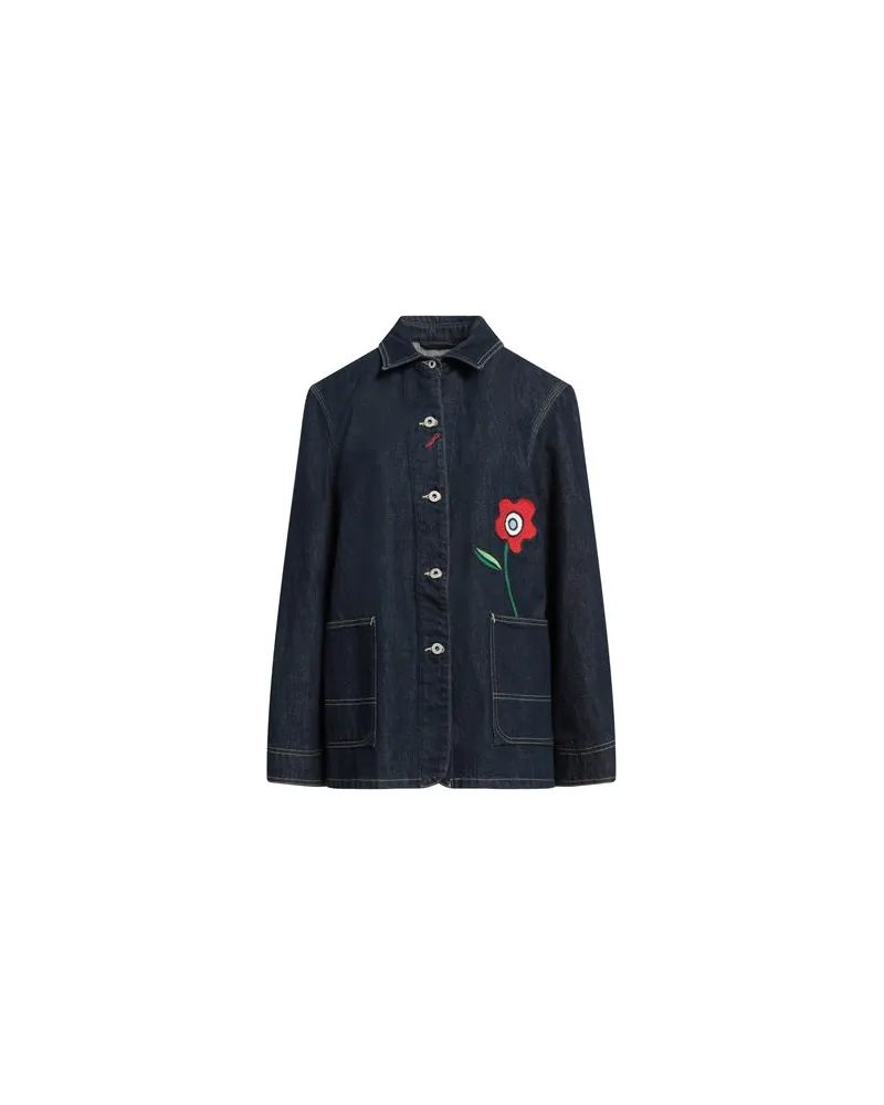 Kenzo JACKEN & MÄNTEL - Jeansjacken/Mäntelauf YOOX.COM Blau