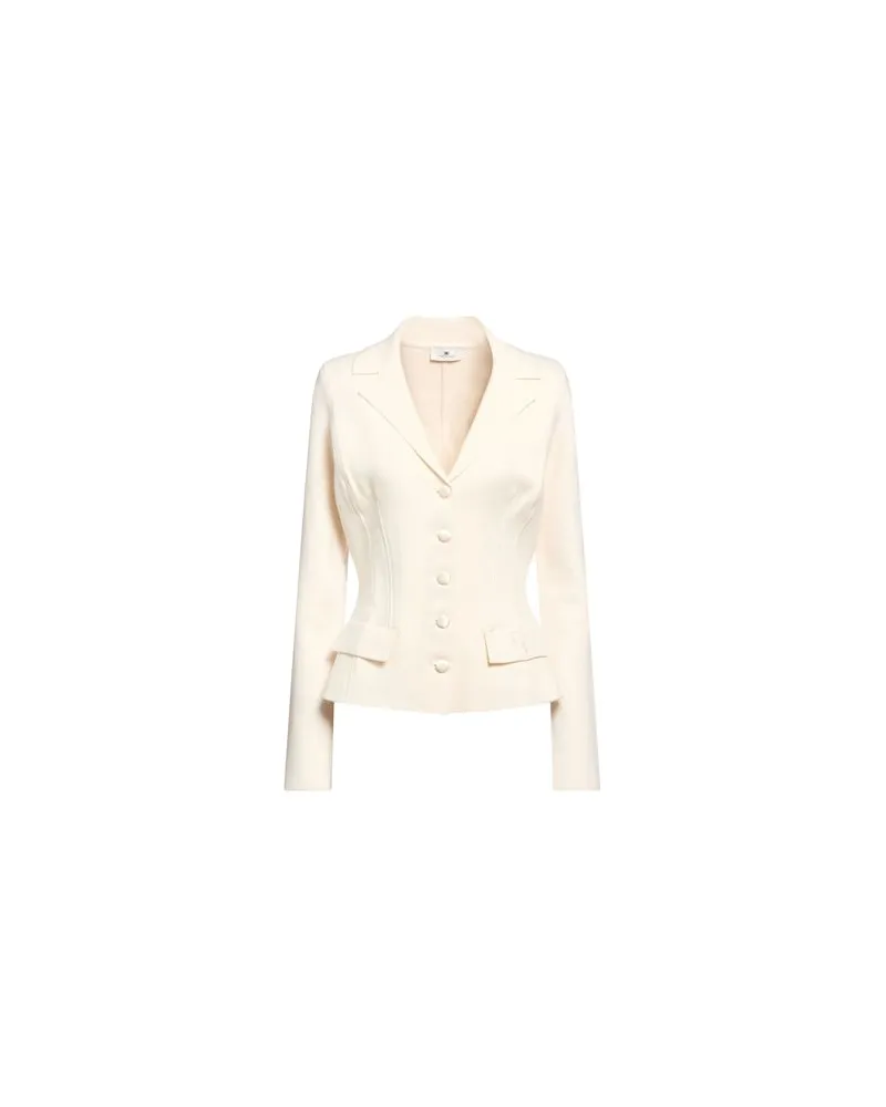 Elisabetta Franchi ANZÜGE und CO-ORDS - Blazersauf YOOX.COM Elfenbein