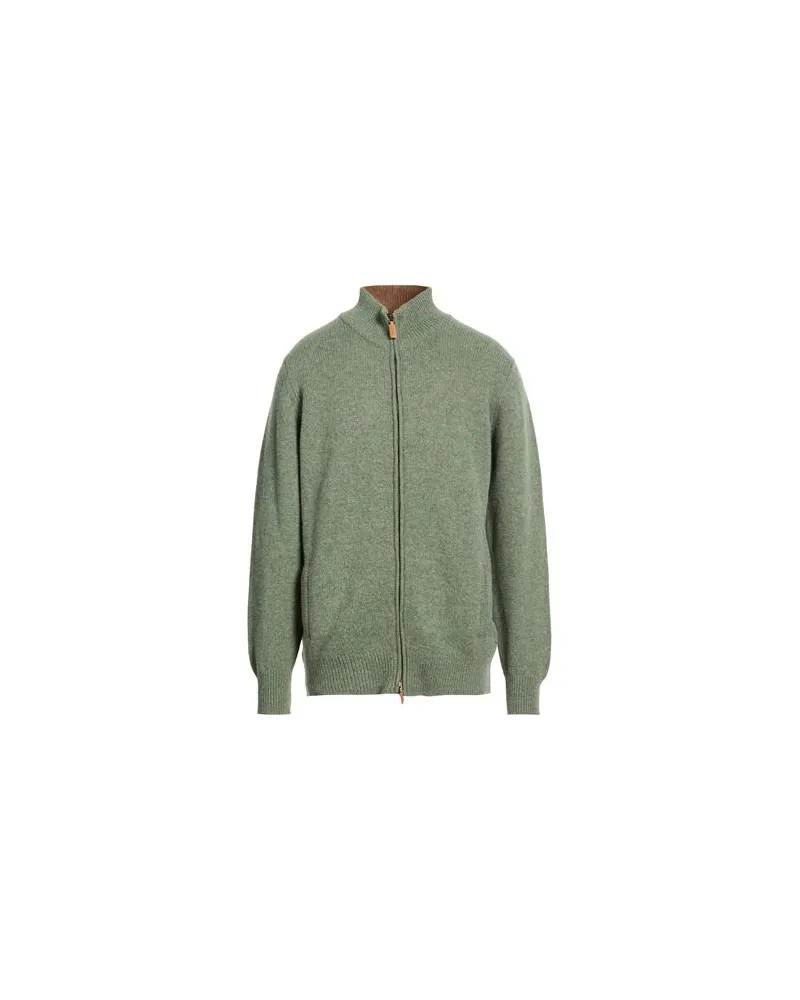 William Lockie STRICKWAREN - Strickjackenauf YOOX.COM Militärgrün