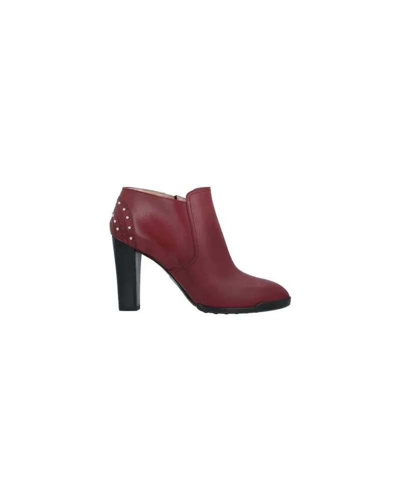 TOD'S SCHUHE - Stiefelettenauf YOOX.COM Bordeaux
