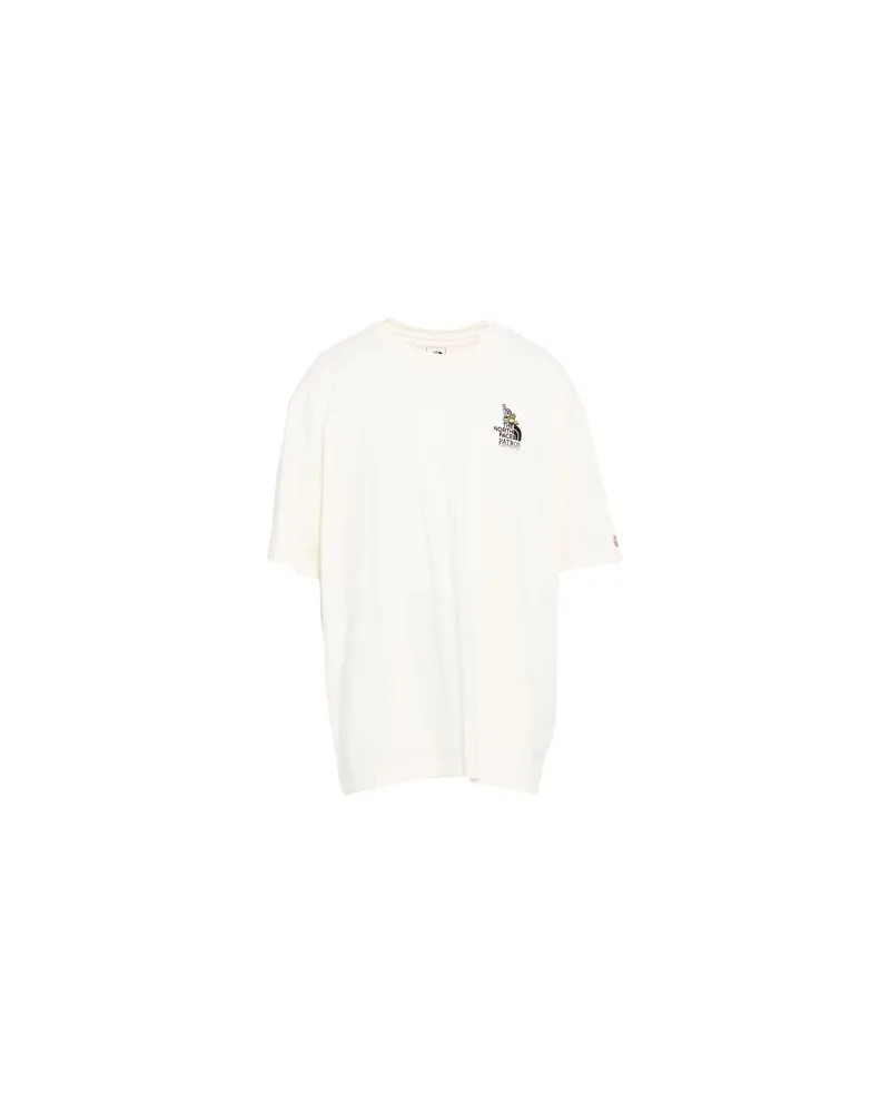 The North Face U SS CLEAN TRAILS OVERSIZED TEE  - TOPS - T-shirtsauf YOOX.COM Cremeweiß