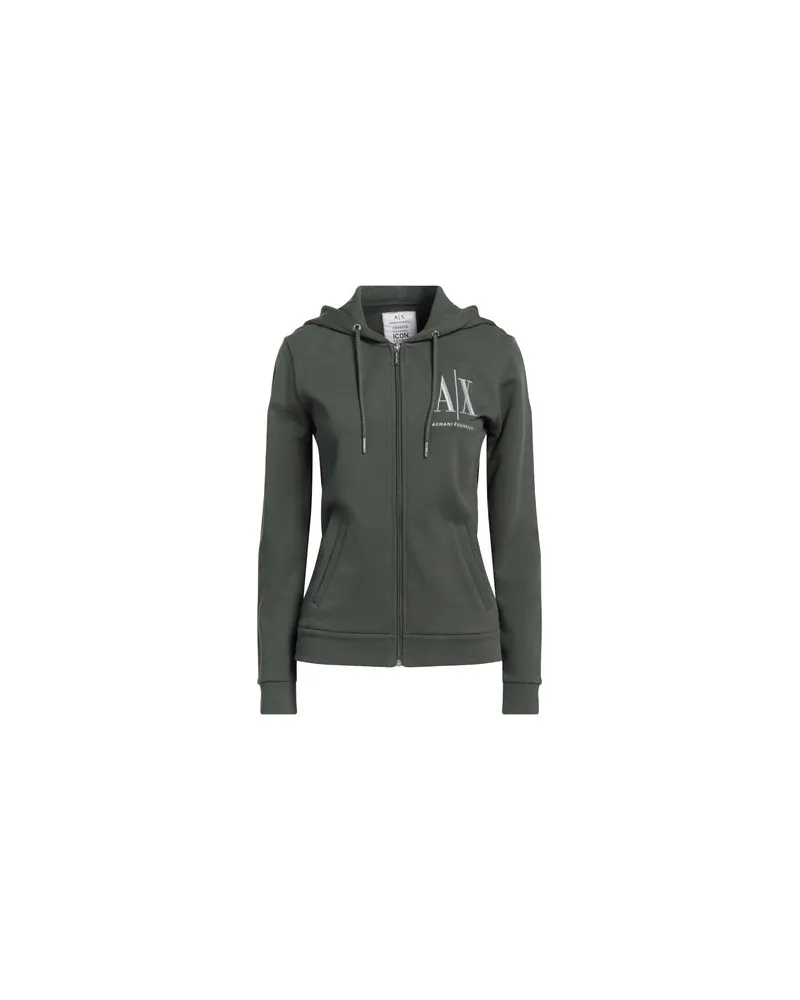 Armani Exchange TOPS - Sweatshirtsauf YOOX.COM Militärgrün