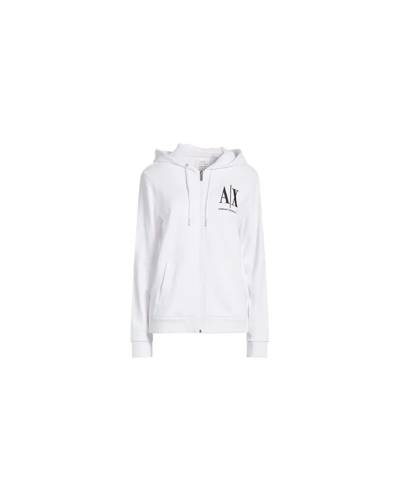 Armani Exchange TOPS - Sweatshirtsauf YOOX.COM Weiß