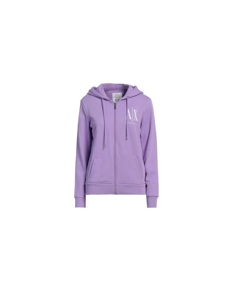 Armani Exchange TOPS - Sweatshirtsauf YOOX.COM Lila