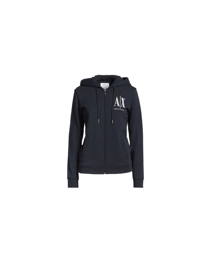 Armani Exchange TOPS - Sweatshirtsauf YOOX.COM Marineblau
