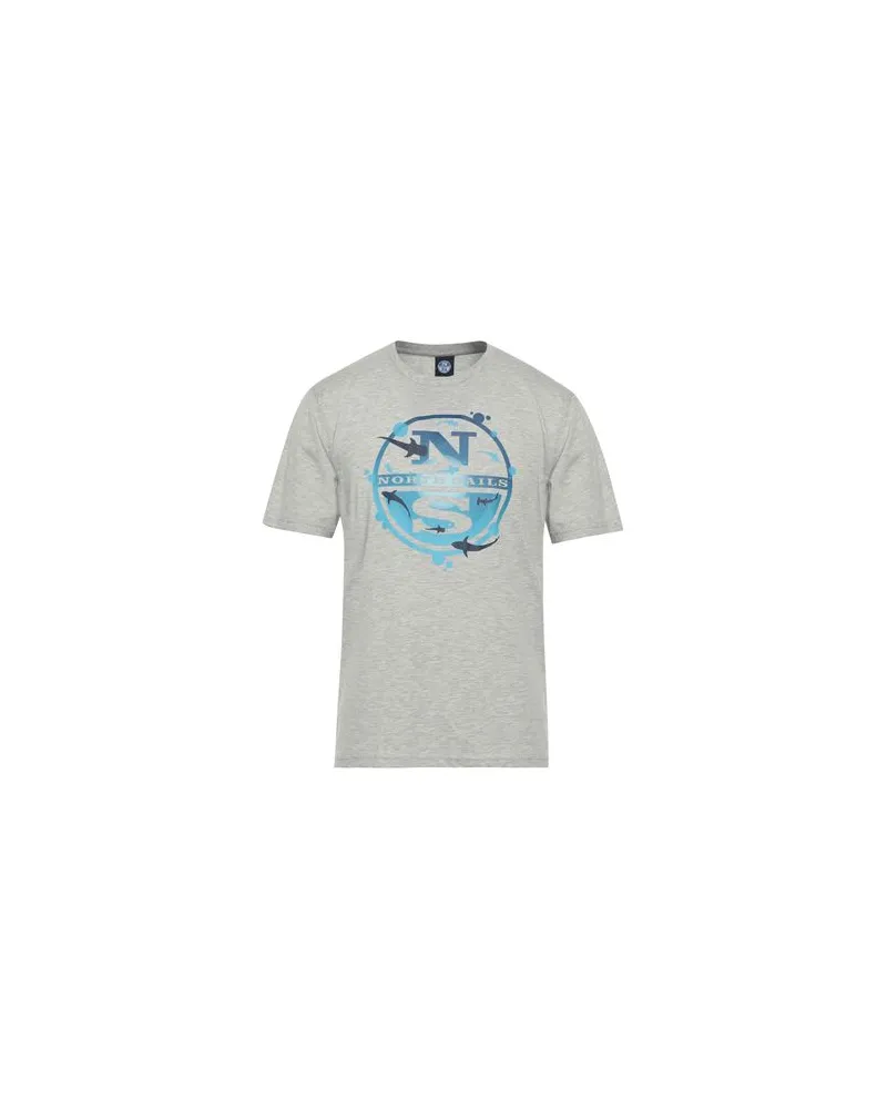 North Sails TOPS - T-shirtsauf YOOX.COM Hellgrau
