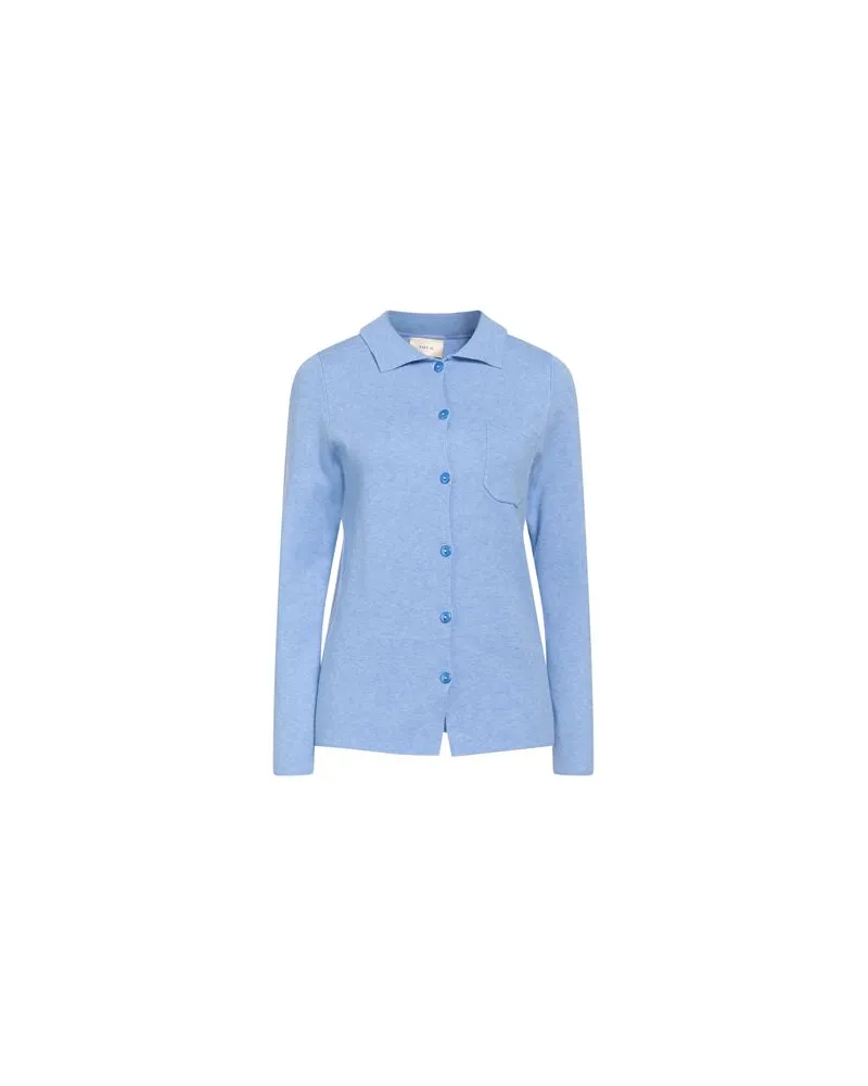 TOY G STRICKWAREN - Strickjackenauf YOOX.COM Hellblau