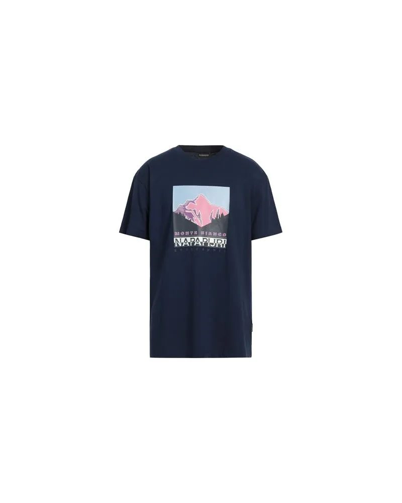 Napapijri TOPS - T-shirtsauf YOOX.COM Marineblau