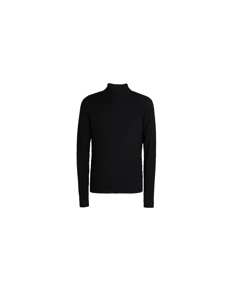 Giorgio Armani STRICKWAREN - Rollkragenpulloverauf YOOX.COM Schwarz